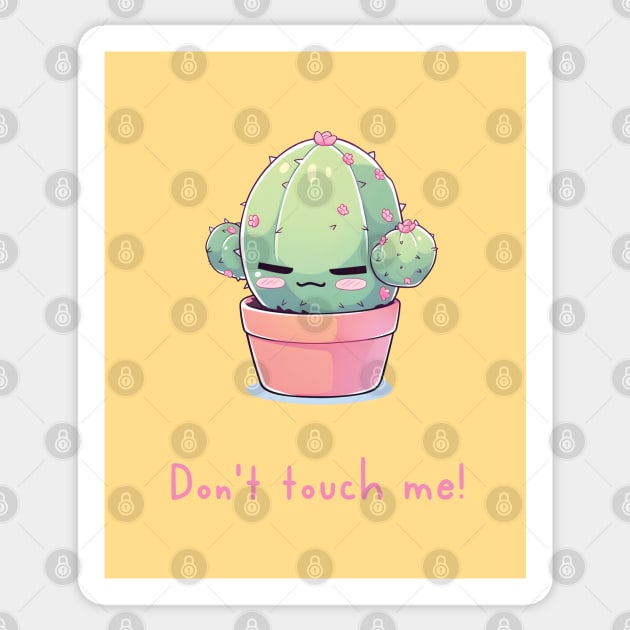 Kawaii Cactus Tantrum Sticker by snipcute